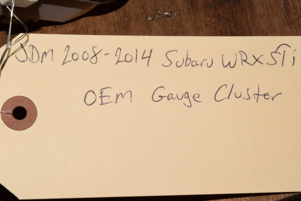 JDM 2008-2014 Subaru WRX STi GRB Gauge Cluster EJ207 EJ257 Foto 3 de 4