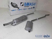 Imasaf Auspuffset für Peugeot 305 Break 1.5 D 1980-1982 | Mitteltopf + Endtopf