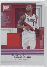 2017-18 Panini Status Materials Damian Lillard #M-DLL 0pm