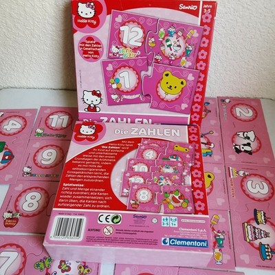 Hallo Kitty Die Zahlen 3 bis 5 Jahre Clementoni Spiel Puzzle