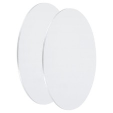 2Pcs Aluminum Disc, 4" 100mm Dia 0.08" 2mm Thick Round 6061 Aluminum Sheets