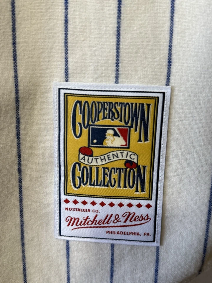 Camiseta deportiva 100 % auténtica Tom Seaver Mitchell & Ness 1969 de los Mets de Nueva York talla 36 S para hombre Foto 3 de 4