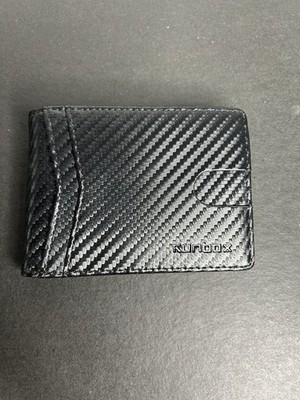 RUNBOX Wallet for Men Slim Rfid Leather 2 ID Window