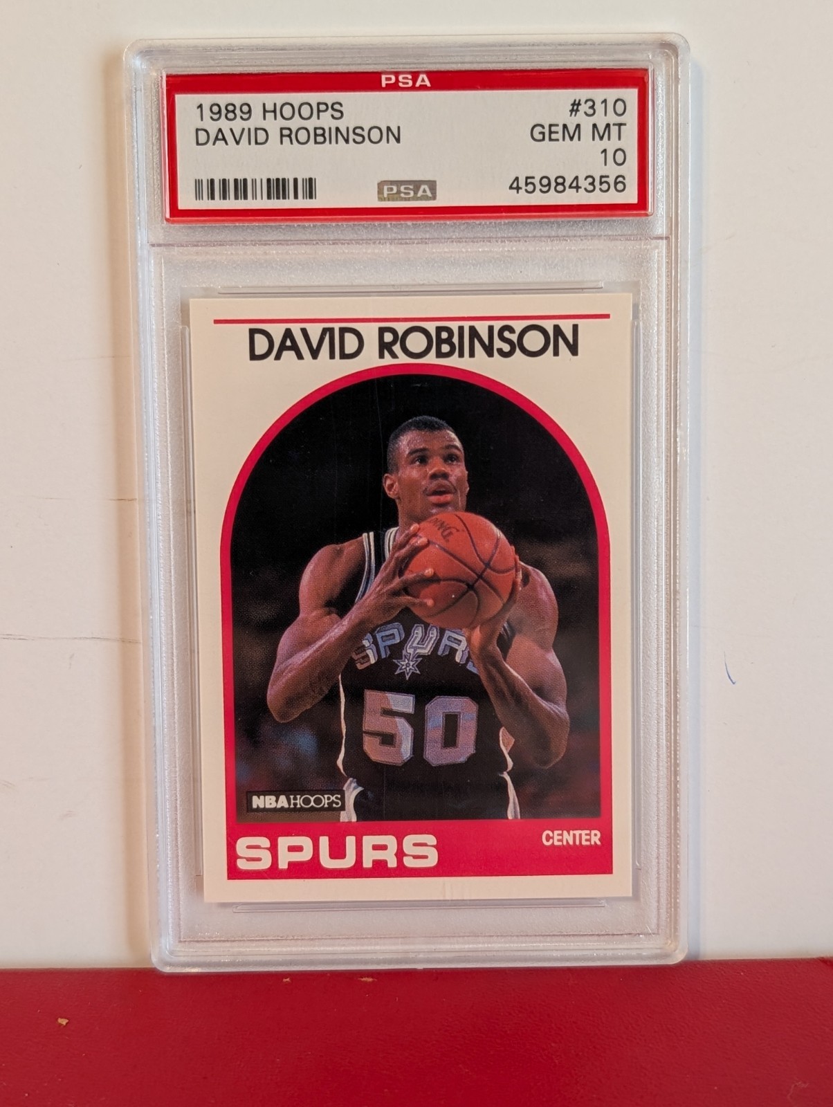 1989-90 NBA Hoops - David Robinson #310 (RC) PSA GEM MT 10