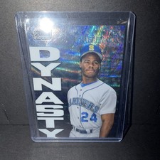 2022 Topps Stadium Club DYNASTY SILVER  WAVE REFRACTOR Ken Griffey Jr #3A🔥🔥🔥