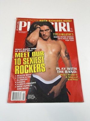 PETER STEELE Type O Negative PLAYGIRL August 1995 Rolling Stones KEITH RICHARDS