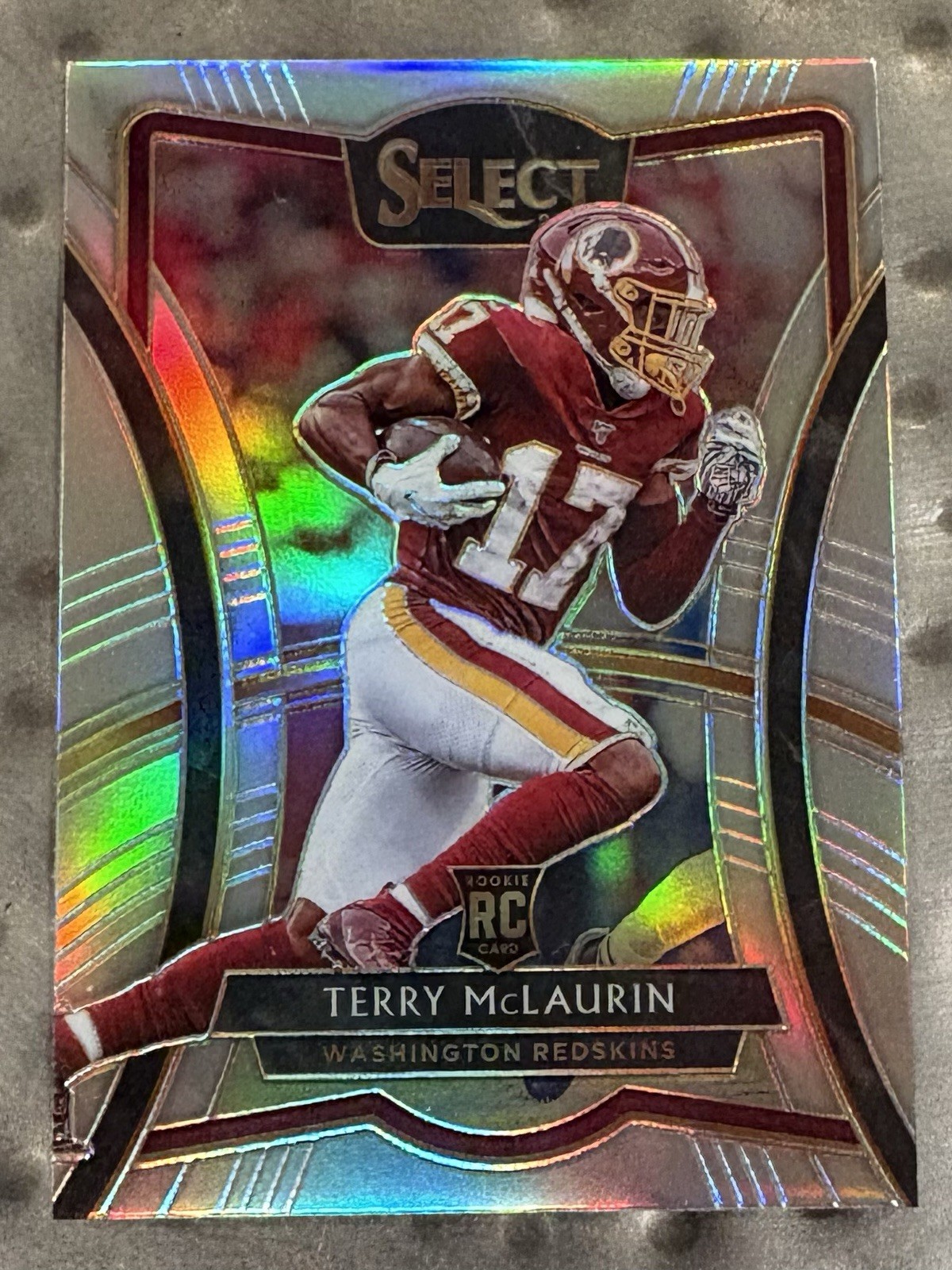 2019 Select Terry Mclaurin Rookie Premier Level Silver Prizm Refractor Redskins