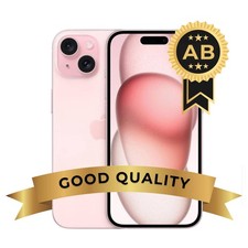 Apple iPhone 15 128GB Rosa Ricondizionato Grado AB + accessori inclusi