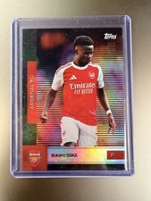 2025/26 Topps Arsenal Team Set Bukayo Saka Rainbow Foil /5