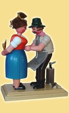 R&auml;uchermann Vergissmeinnicht H&ouml;he= 22cm NEU Rauchfigur Rauchmann R&auml;uchermann