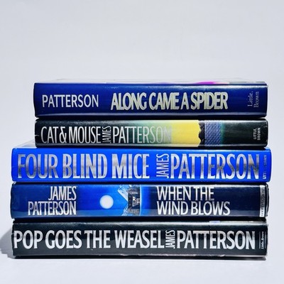 James Patterson Hardcover Books w/Dust Jackets Lot of 5 Alex Cross Series VGC