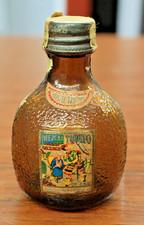 Botella marrón vacía Mezcal Triunfo 1/10 PT de colección ~ MÉXICO ~ con sello fiscal