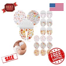 Breling 18 Pack Feeding Tube Pads Flower