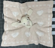 Barefoot Dreams Pink Bunny Lovey Cozychic Mini Security Blanket Buddie Plush
