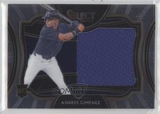 2021 Panini Select Horizontal Rookie Jumbo Swatches Andres Gimenez #HRJS-AG 4ze
