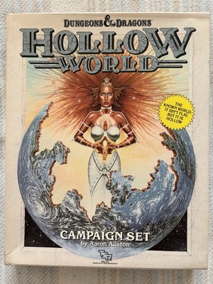 Dungeons & Dragons Hollow World Campaign Set   TSR 1054  Complete, Mint Contents