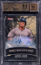 2016 Bowman’s Best Aaron Judge Stat Lines Superfractor AUTO 1/1 BGS 9.5/10 GEM