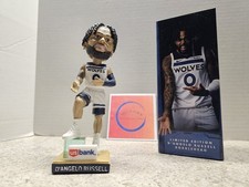 D'Angelo Russell Minnesota Timberwolves NBA 2022 SGA Bobblehead NIB 