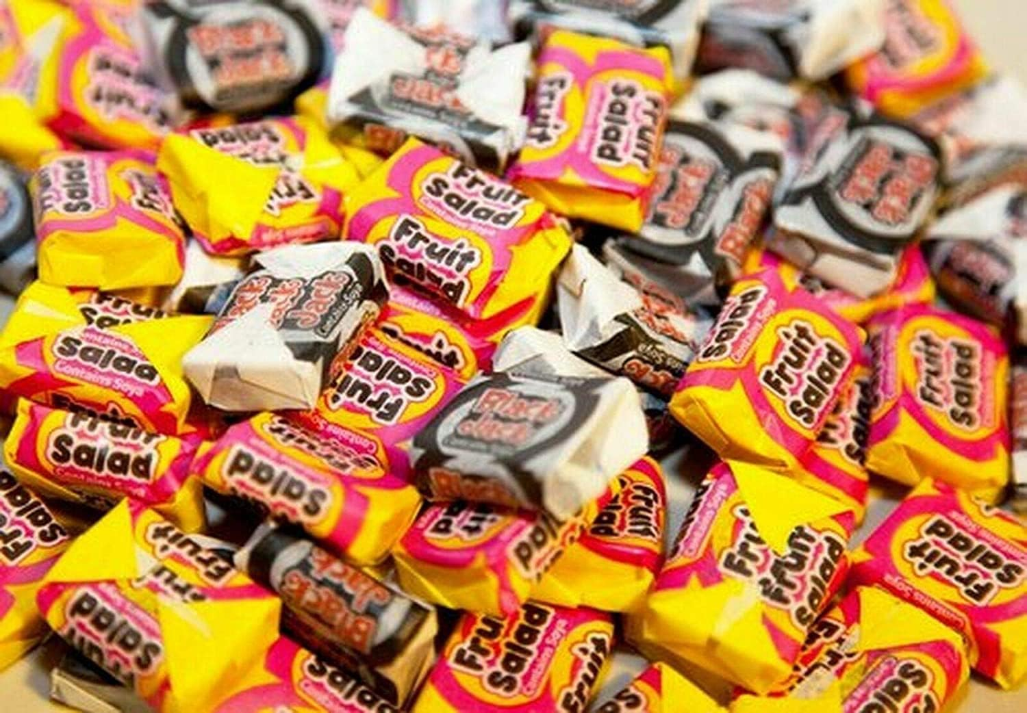 Fruit Salad and Black Jacks Sweets - 1 Kilo Bulk Bag - 1KG - Assorted Sweet Pick