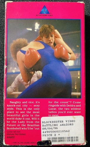 Battling Amazons VHS Tape 1987 Active Home Video Main Event Women Rare Sleaze - Imagen 2 de 6