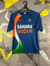 India Team Vintage Jersey Cricket Shirt 2000s Multicolor Nike Men Size S ig93