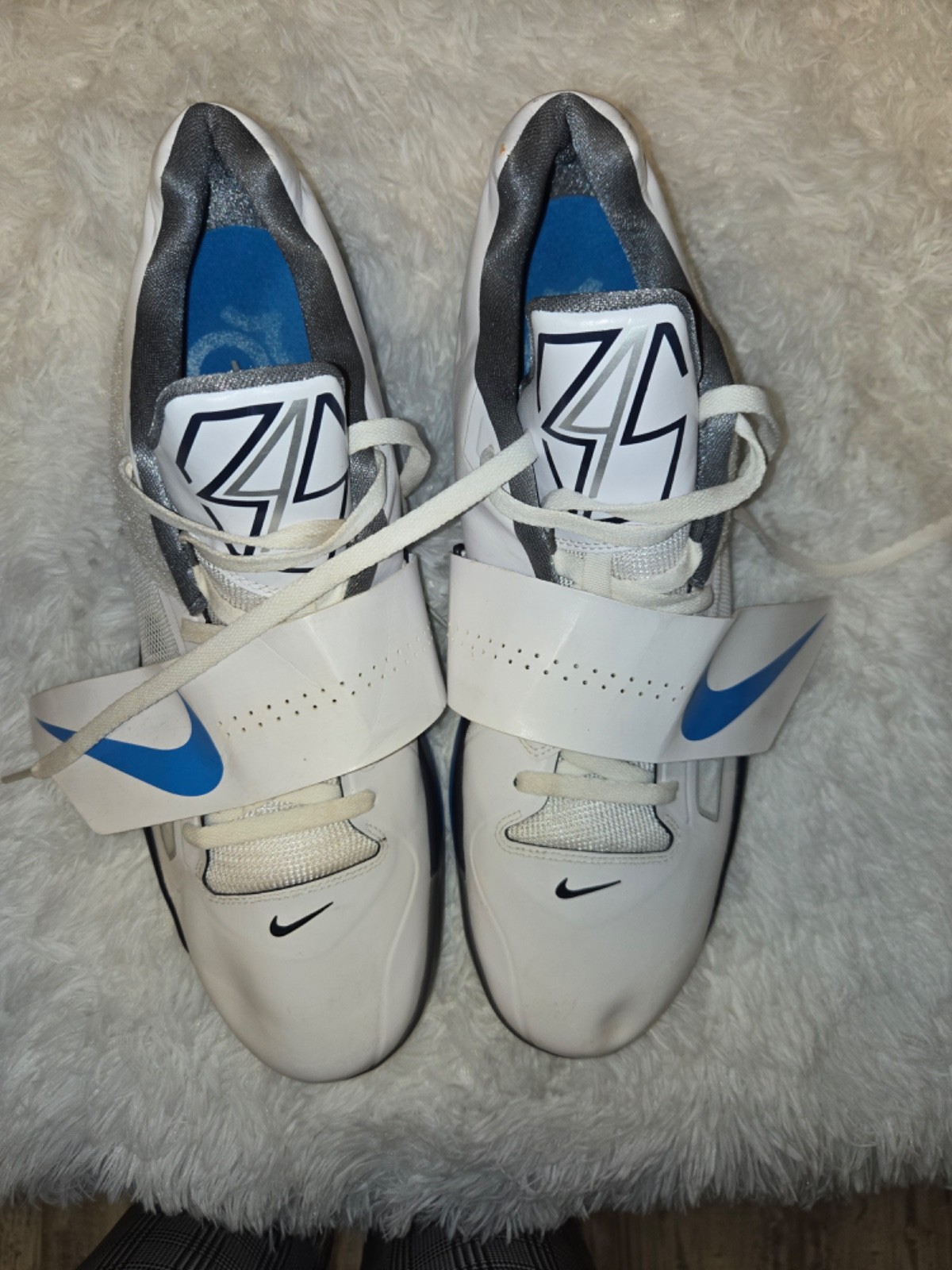 Men, white tennis shoes Nike size 17, good condition thumbnail 5