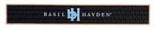Beer Snob Barware Basil-Hayden's Signature Rail Runnber Bar Mat, 21 Inches, Bla