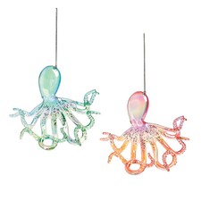 GALLERIE II Sparkle Octopus Ornament, A/2
