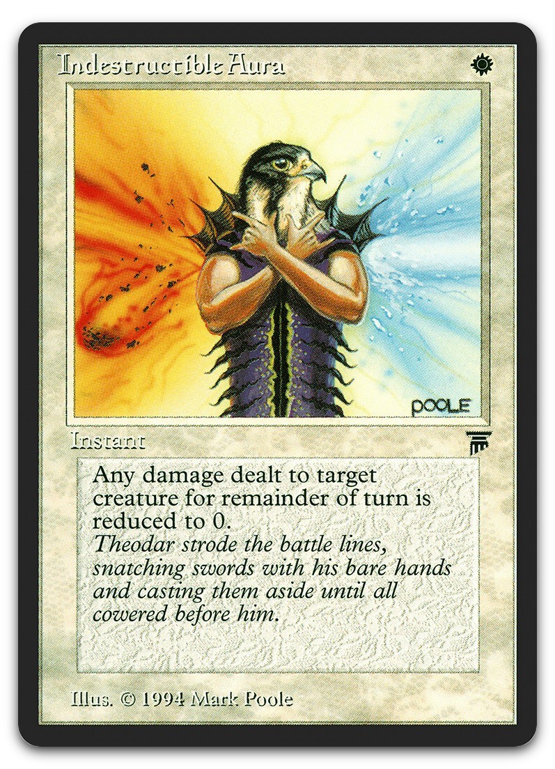 Indestructible Aura (NM) Legends LEG Magic MTG