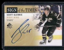 2012-13 SP Authentic #SOT-SG Scott Glennie Sign of the Times
