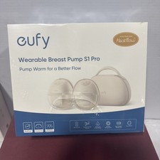FACTORY SEALED eufy Security Heated Wearable Breast Pump S1 Pro, Slim Hands-Free