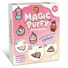 3D Art Craft Aqua Puffs Paint Kit - Magic Foam Aqua Puffs - Dessert style