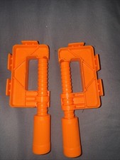 Hot Wheels Orange 'C' Clamp Track Piece