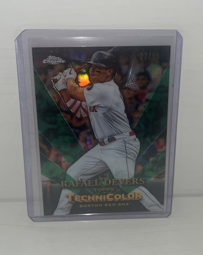2023 Topps Chrome Rafael Devers Technicolor Green /99 #TT-14 Giants