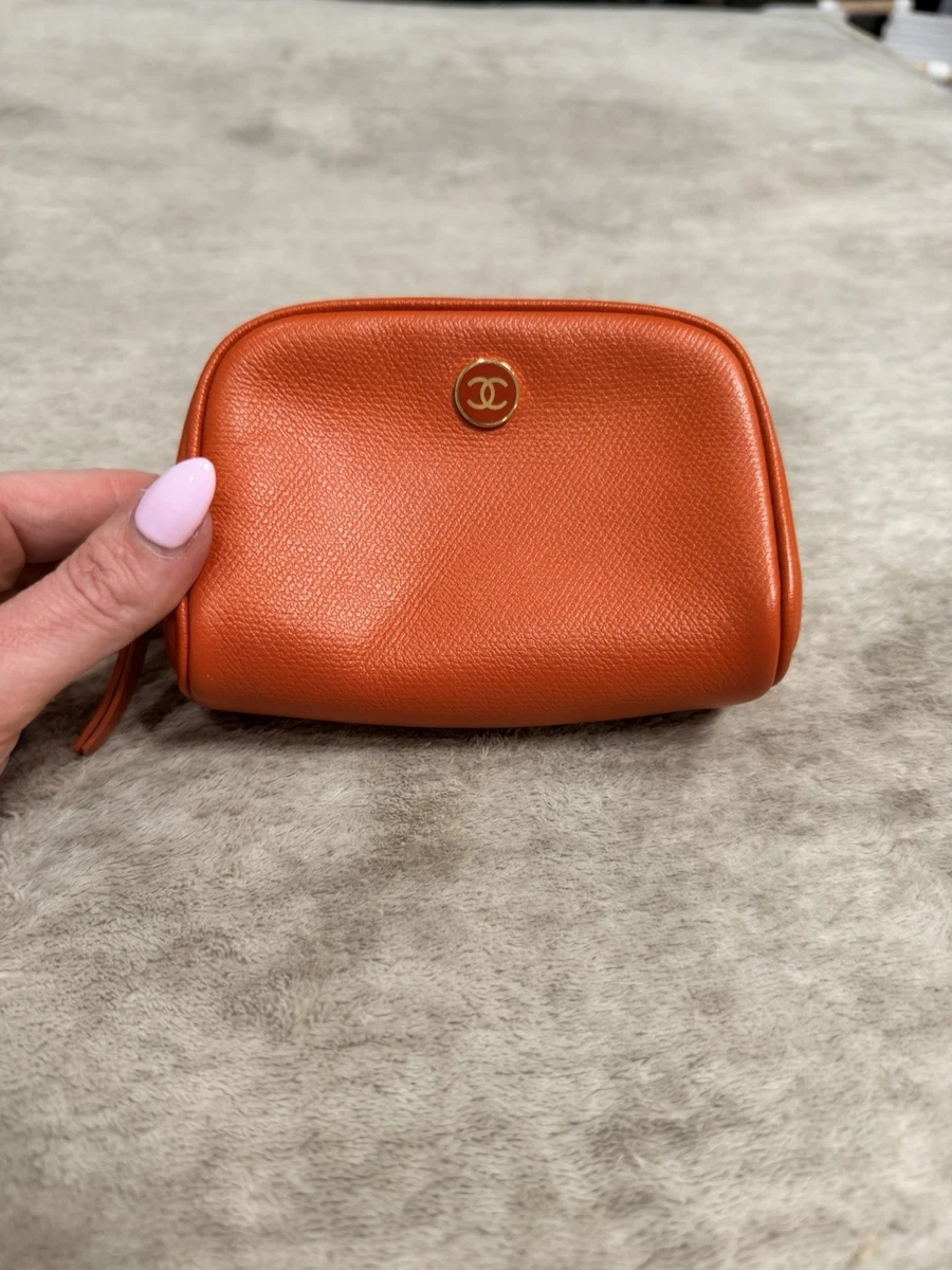 CHANEL Leather Exterior Orange Bags & Handbags for Women for sale