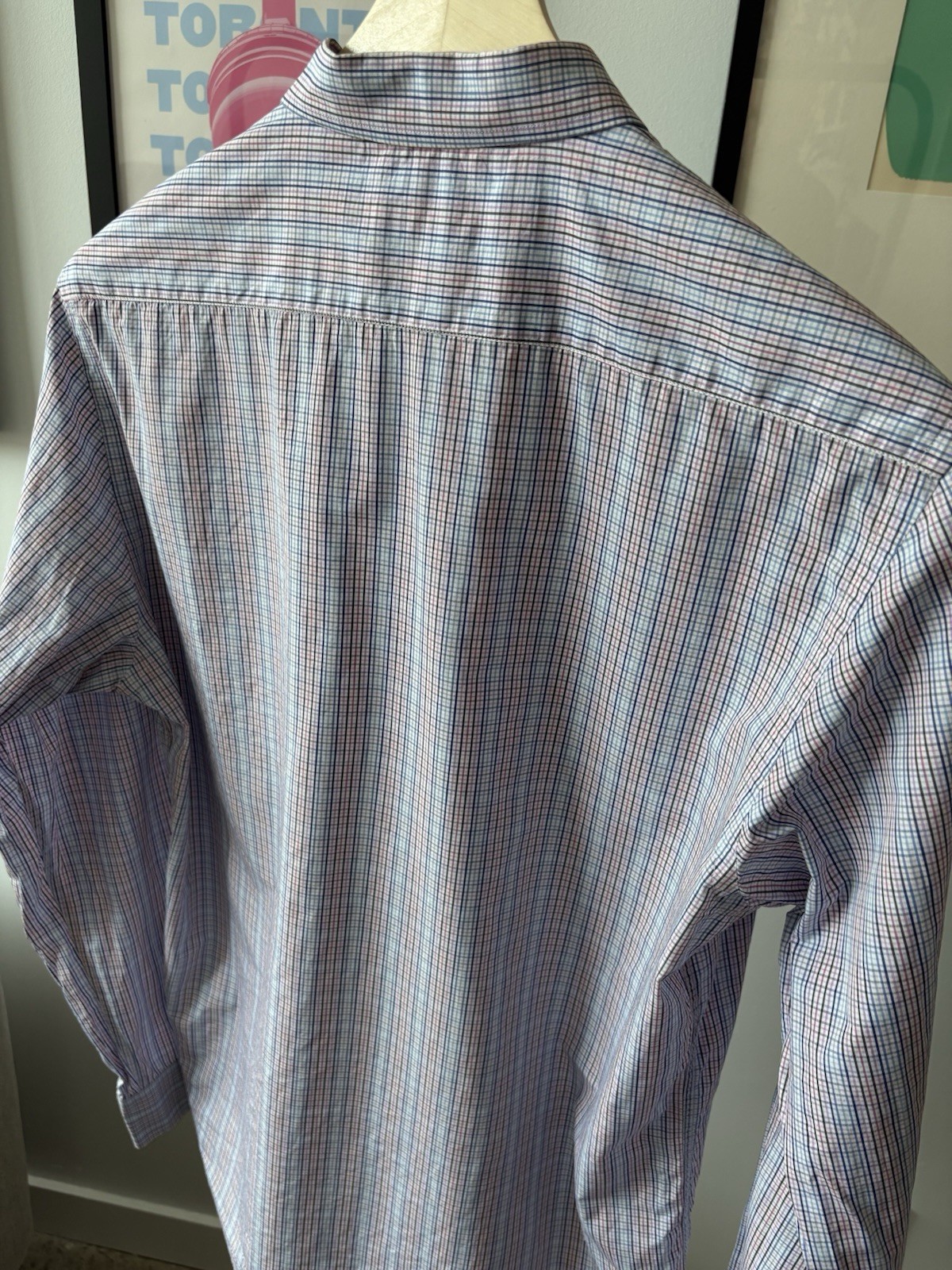 Patrick Assaraf Button Down Shirt Long Sleeve Mul… - image 8