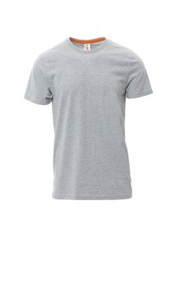 PAYPER T-Shirt SUNRISE   klassisches Baumwoll-Shirt für Arbeit & Freizeit grau
