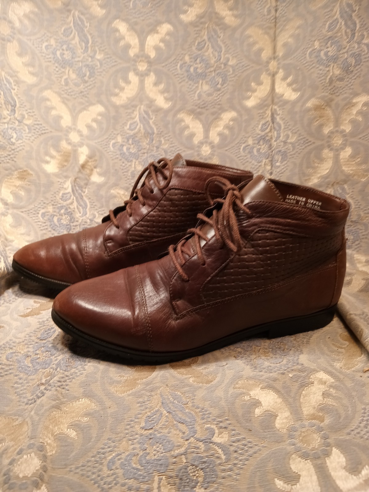 VINTAGE 90'S BASIC EDITION BROWN LEATHER WOMENS B… - image 12
