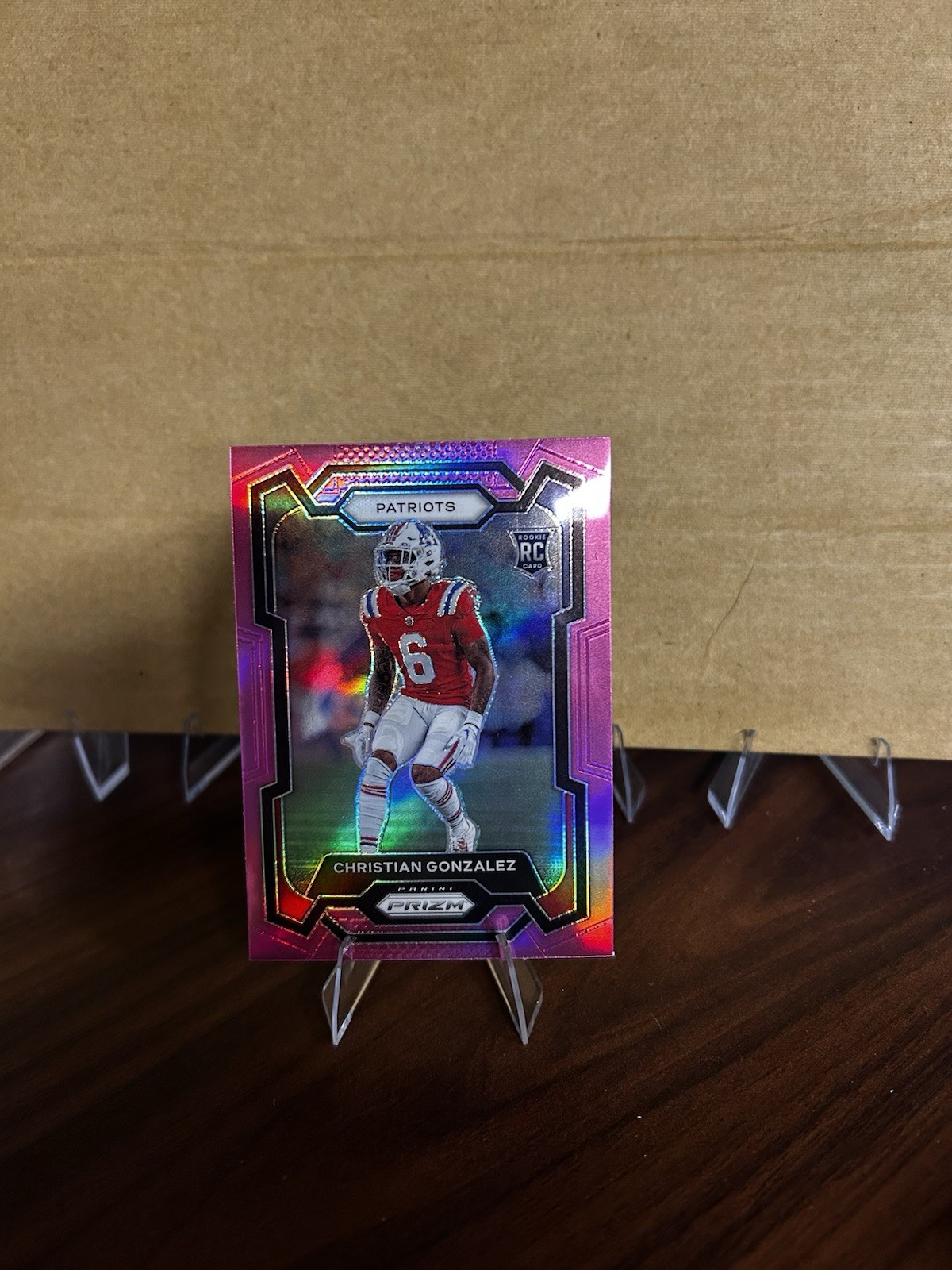 2023 Panini Prizm - Rookies Christian Gonzalez #369 Pink Prizm (RC)