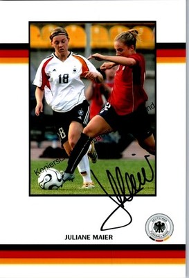 Original Autogramm Juliane Maier/// Autograph signiert signed signee Maie 330591