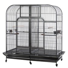 YES4PETS XXXL 185 cm Bird Cage Pet Parrot Aviary  Perch Castor Wheel Removable D