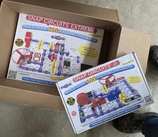 Elenco Snap Circuits Extreme SC-750 & SC-100 Electronic Exploration Kits-