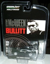 1968 Black Dodge charger R/T Steve McQueen Bullitt greenlight Hollywood 1:64