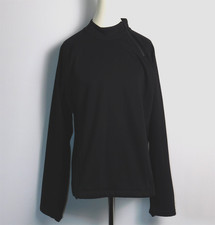 NWT VSX Victoria's Secret Movement Fleece Asymmetric 1/4 Zip Black Jacket Large