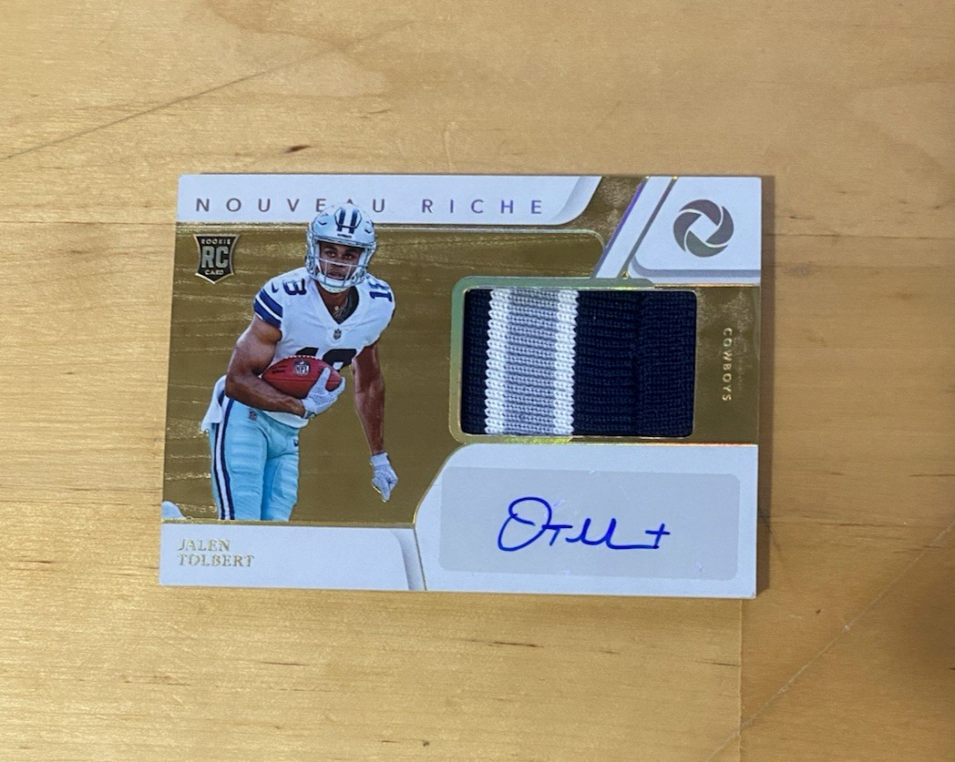 2022 Panini Gold Standard JALEN TOLBERT Nouveau Riche Patch Auto RC #'d/79