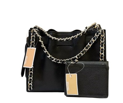 MICHAEL KORS MINA SMALL BELTED CHAIN SHOULDER CROSSBODY BAG +