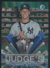 2025 Bowman Chrome Hobby Stars Aaron Judge Judge's Chamber Of Cards Green /125