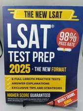 LSAT Test Prep 2025 Book The NEW FORMAT 6 Ful...