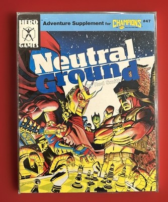 Champions Neutral Ground Adventure Supplement #47 Lightly Used RPG Book