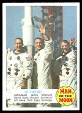 1969 Topps Man on the Moon Trading Cards 21